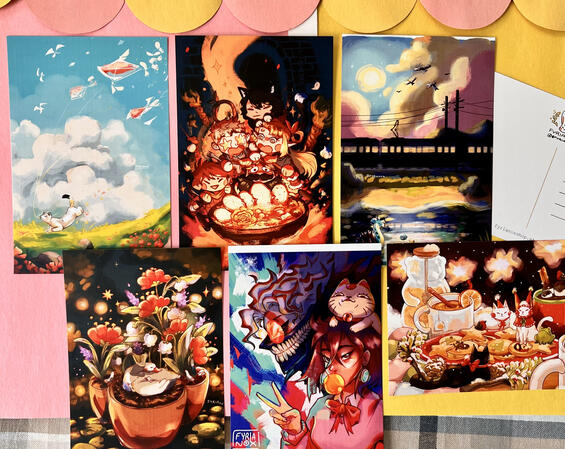 Assorted Postcards 4x6"